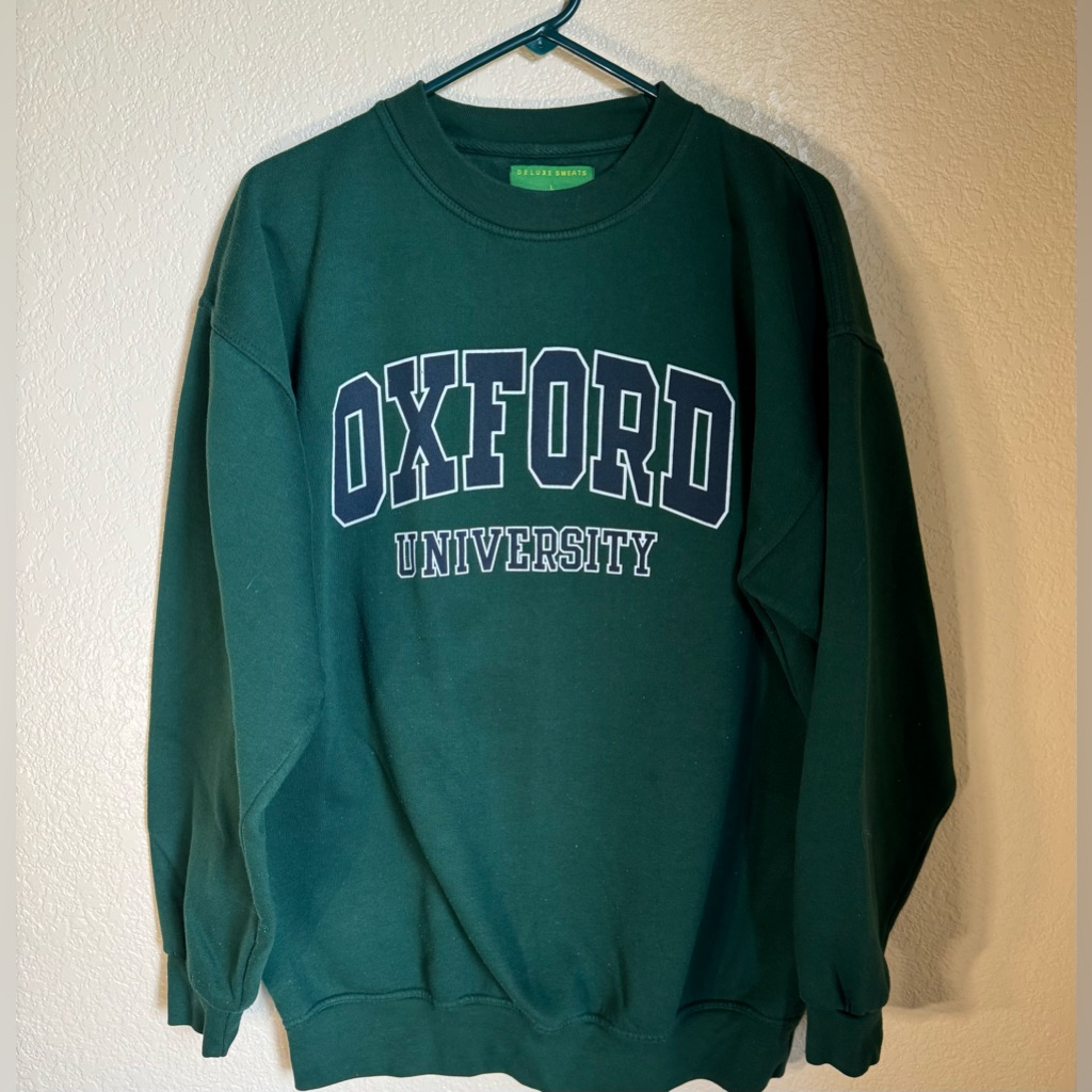 Oxford University Sweater Size Large Oxford University Sweater Size Large